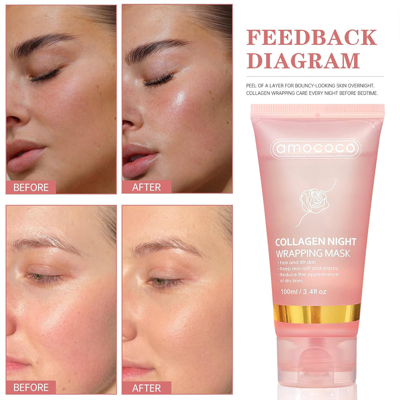 Royal Glow Collagen Overnight Firming Sleep Mask