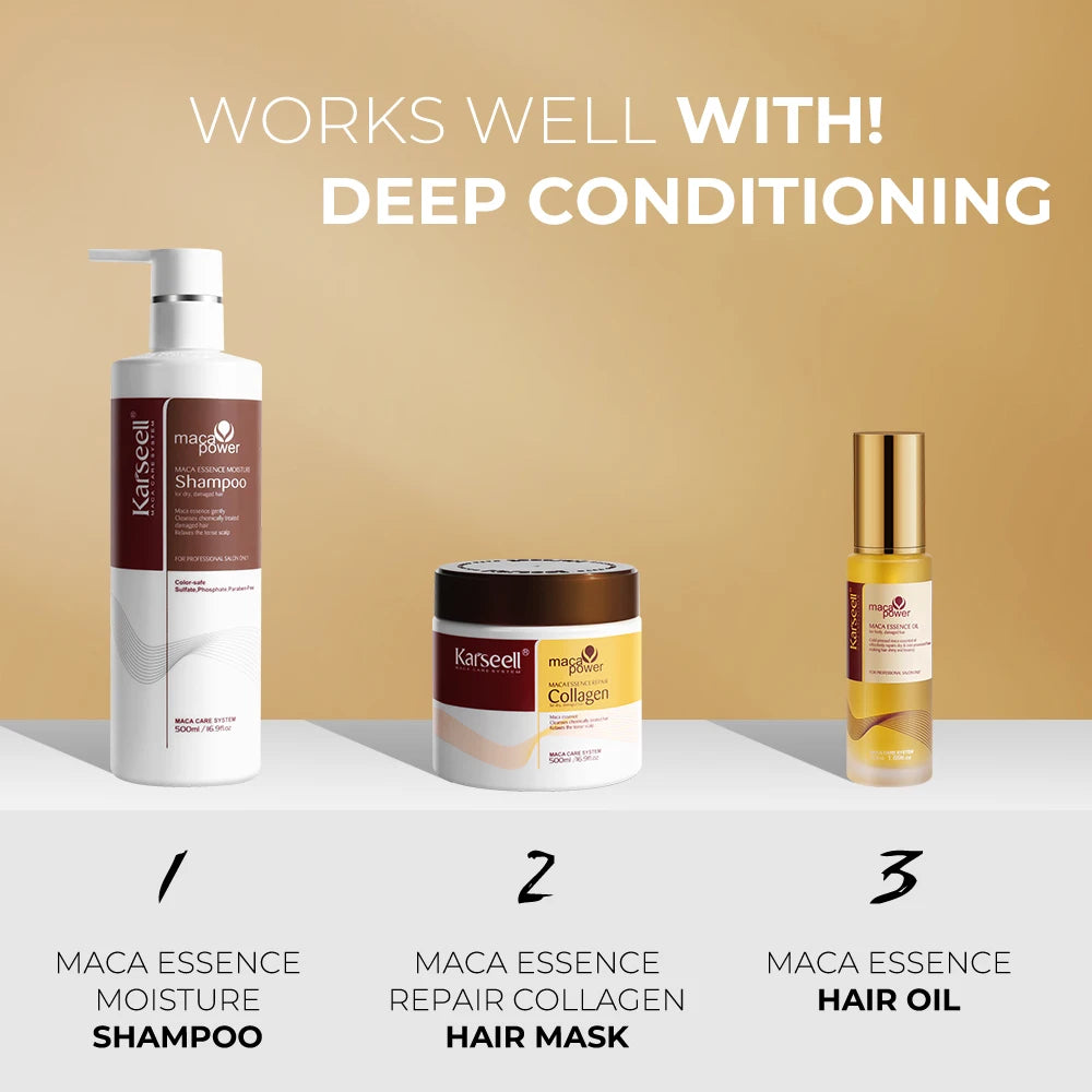 Karseell Collagen & Argan Oil Repair Shampoo & Conditioner Set