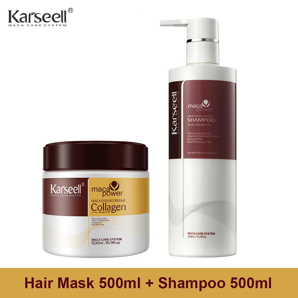 Karseell Collagen & Argan Oil Repair Shampoo & Conditioner Set