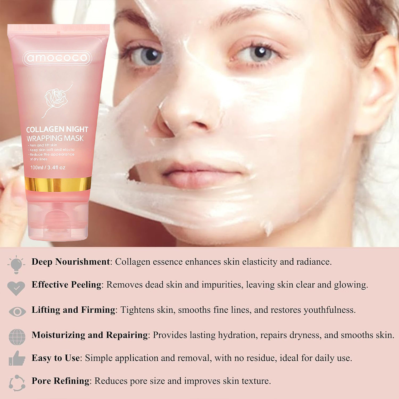 Royal Glow Collagen Overnight Firming Sleep Mask
