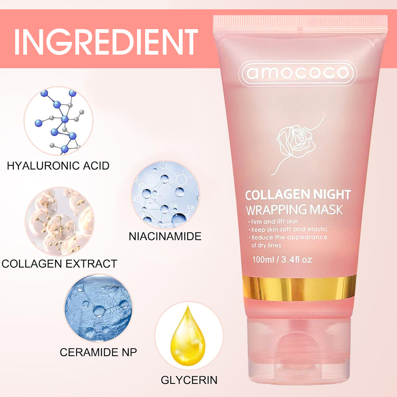 Royal Glow Collagen Overnight Firming Sleep Mask